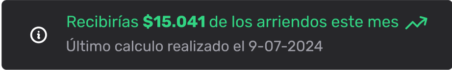 Dividendo de un arriendo